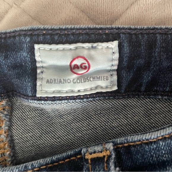 AG Adriano Goldschmied The Stevie Roll Up Slim Straight Jeans Size 27 - Picture 3 of 12